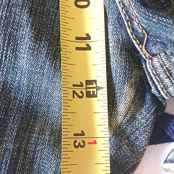 NWT Valabasas Uniquely Designed Distressed Acid Wash Blue Jeans Size 40 - Picture 15 of 16